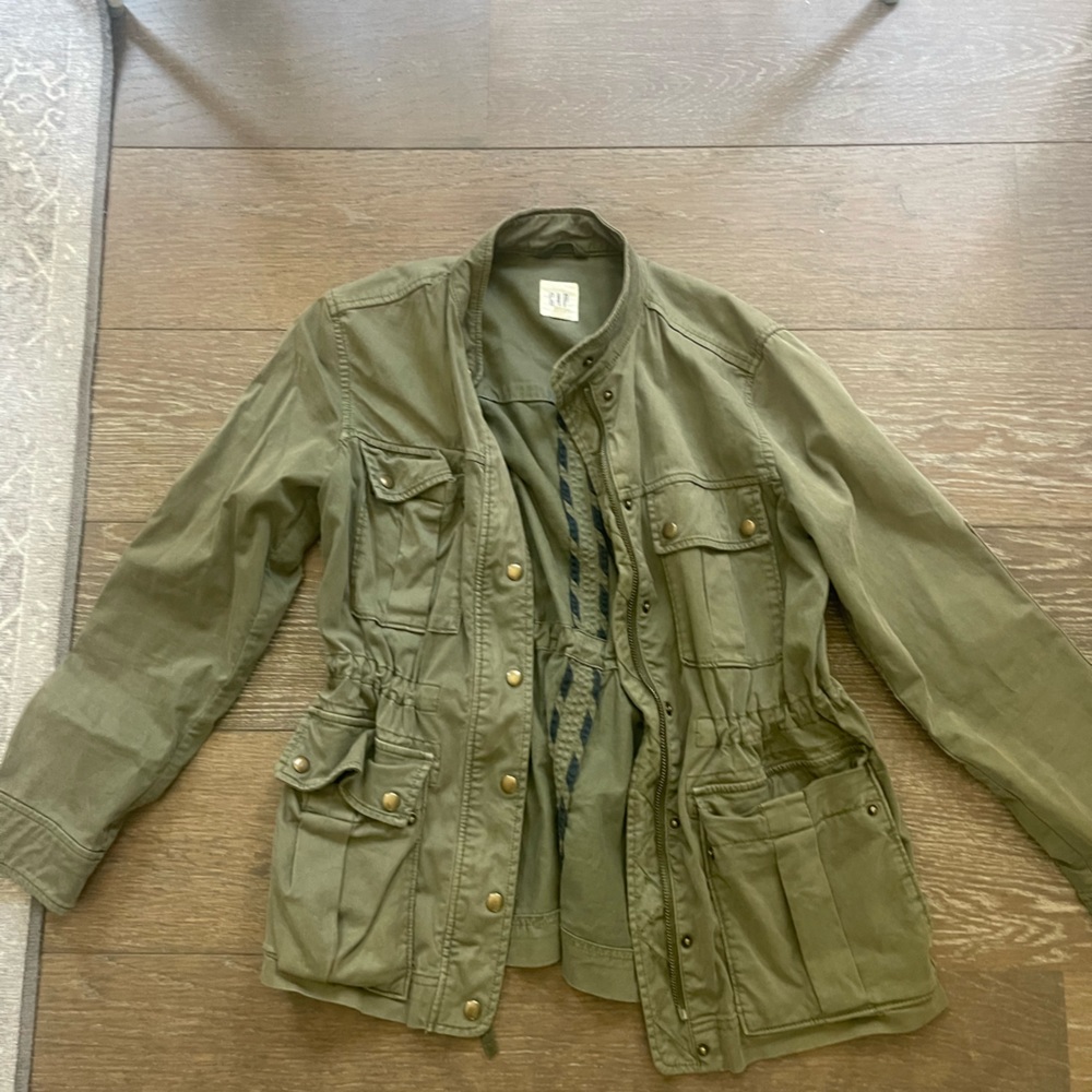 Gap green utility jacket